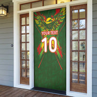 Custom Mali National Football Door Cover Grunge Les Aigles Sporty Style - Wonder Print Shop