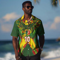 Custom Mali National Football Hawaiian Shirt Grunge Les Aigles Sporty Style - Wonder Print Shop