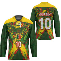 Custom Mali National Football Hockey Jersey Grunge Les Aigles Sporty Style - Wonder Print Shop