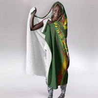 Custom Mali National Football Hooded Blanket Grunge Les Aigles Sporty Style - Wonder Print Shop