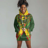 Custom Mali National Football Hoodie Dress Grunge Les Aigles Sporty Style - Wonder Print Shop