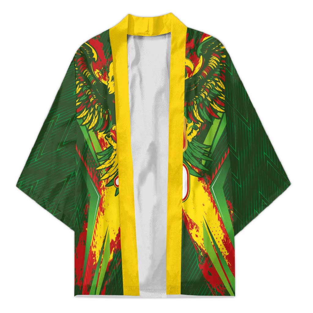Custom Mali National Football Kimono Grunge Les Aigles Sporty Style - Wonder Print Shop