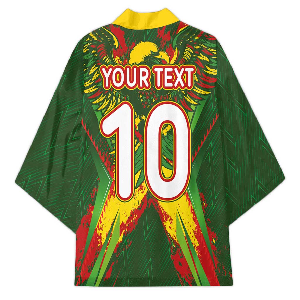 Custom Mali National Football Kimono Grunge Les Aigles Sporty Style - Wonder Print Shop