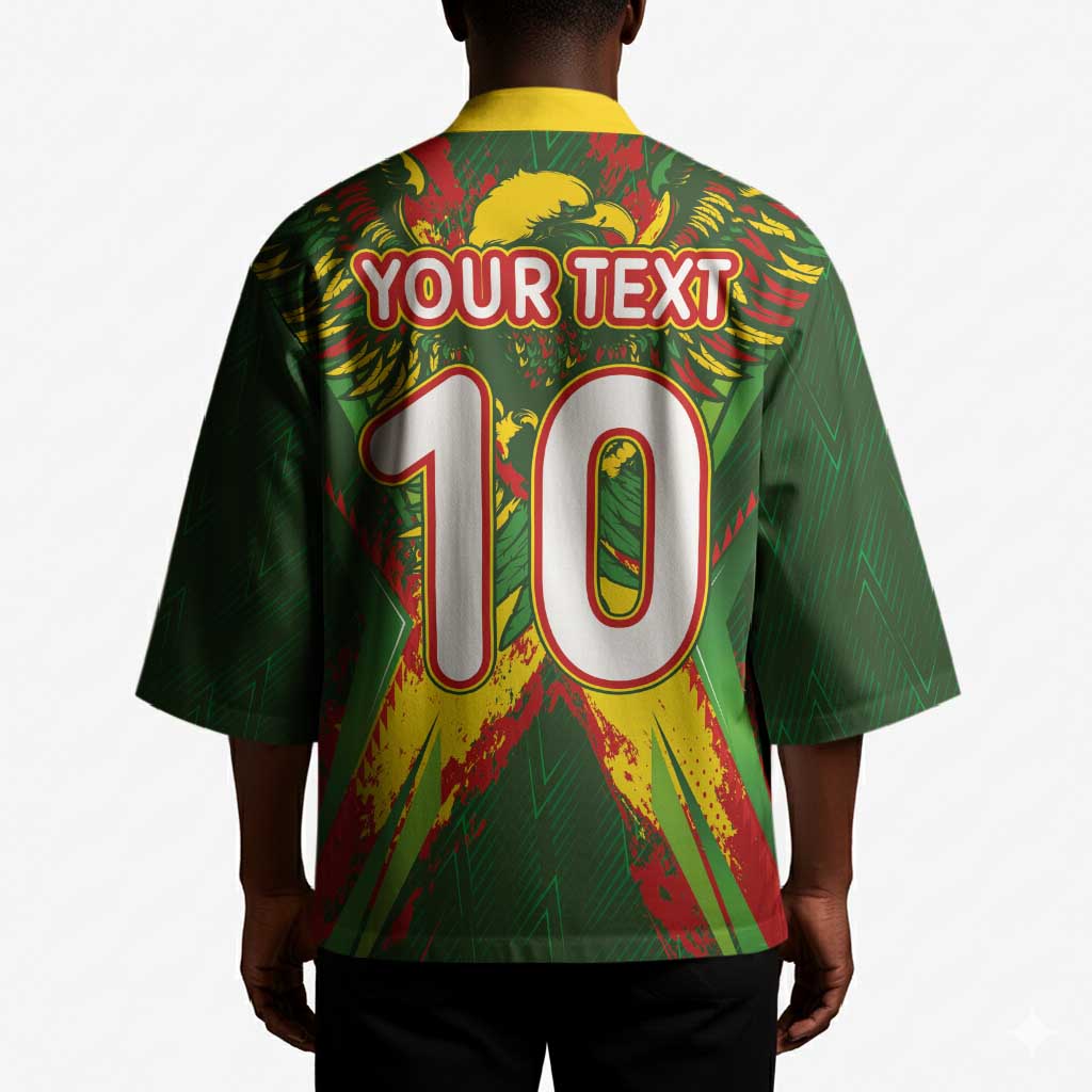 Custom Mali National Football Kimono Grunge Les Aigles Sporty Style - Wonder Print Shop