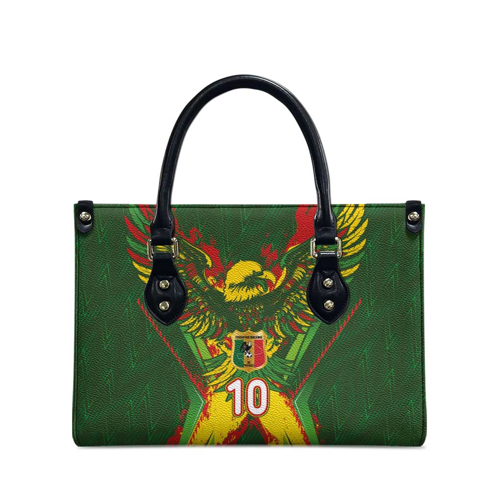 Custom Mali National Football Leather Bag Grunge Les Aigles Sporty Style - Wonder Print Shop