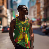 Custom Mali National Football Men Tank Top Grunge Les Aigles Sporty Style - Wonder Print Shop