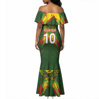 Custom Mali National Football Mermaid Dress Grunge Les Aigles Sporty Style - Wonder Print Shop
