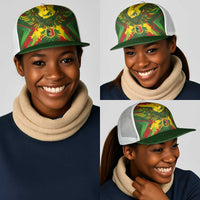 Mali National Football Mesh Trucker Cap Grunge Les Aigles Sporty Style - Wonder Print Shop