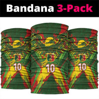 Custom Mali National Football Neck Gaiter Grunge Les Aigles Sporty Style - Wonder Print Shop