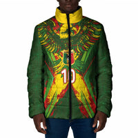 Custom Mali National Football Padded Jacket Grunge Les Aigles Sporty Style - Wonder Print Shop