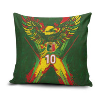 Custom Mali National Football Pillow Cover Grunge Les Aigles Sporty Style - Wonder Print Shop
