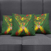 Custom Mali National Football Pillow Cover Grunge Les Aigles Sporty Style - Wonder Print Shop