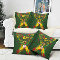 Custom Mali National Football Pillow Cover Grunge Les Aigles Sporty Style - Wonder Print Shop