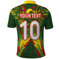 Custom Mali National Football Polo Shirt Grunge Les Aigles Sporty Style - Wonder Print Shop