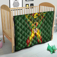 Custom Mali National Football Quilt Grunge Les Aigles Sporty Style - Wonder Print Shop