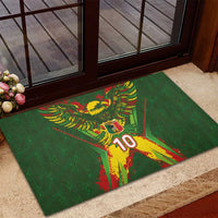 Custom Mali National Football Rubber Doormat Grunge Les Aigles Sporty Style - Wonder Print Shop