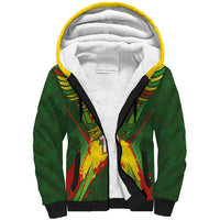 Custom Mali National Football Sherpa Hoodie Grunge Les Aigles Sporty Style - Wonder Print Shop