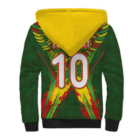 Custom Mali National Football Sherpa Hoodie Grunge Les Aigles Sporty Style - Wonder Print Shop