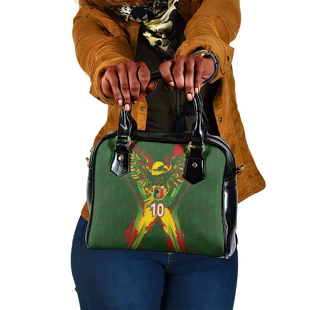 Custom Mali National Football Shoulder Handbag Grunge Les Aigles Sporty Style - Wonder Print Shop