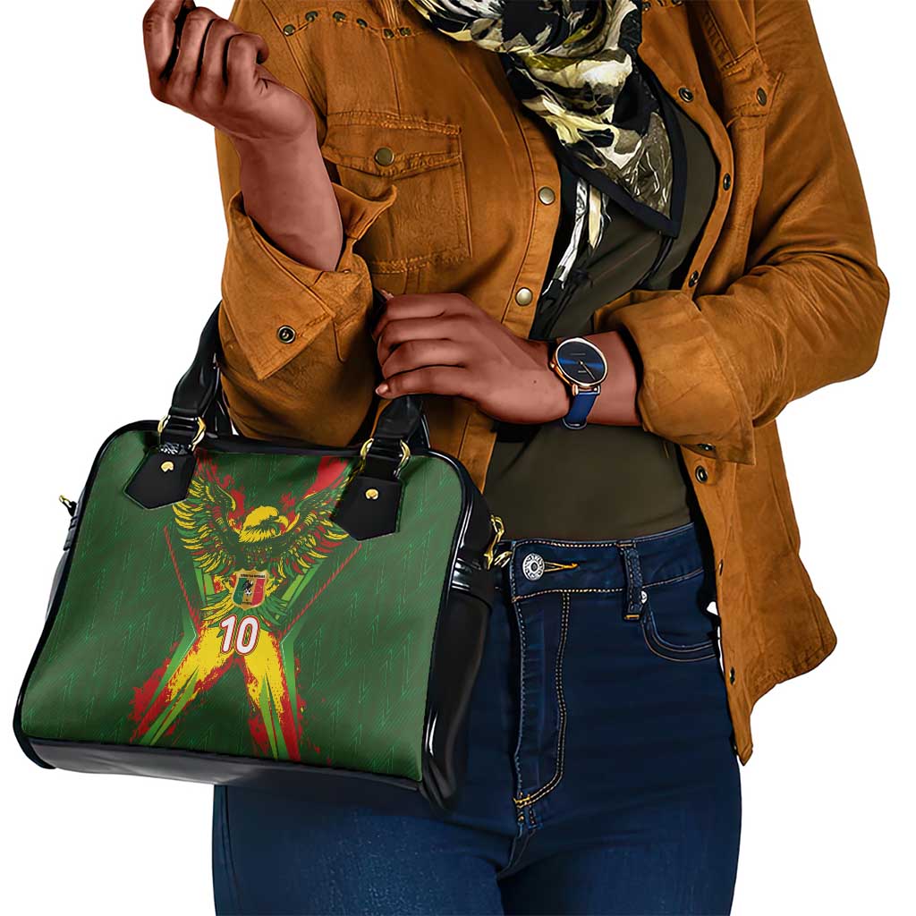 Custom Mali National Football Shoulder Handbag Grunge Les Aigles Sporty Style - Wonder Print Shop