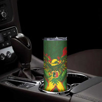 Custom Mali National Football Skinny Tumbler Grunge Les Aigles Sporty Style - Wonder Print Shop