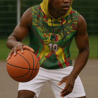 Custom Mali National Football Sleeveless Hoodie Grunge Les Aigles Sporty Style - Wonder Print Shop