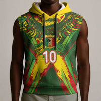 Custom Mali National Football Sleeveless Hoodie Grunge Les Aigles Sporty Style - Wonder Print Shop