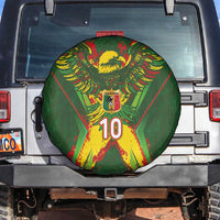 Custom Mali National Football Spare Tire Cover Grunge Les Aigles Sporty Style - Wonder Print Shop
