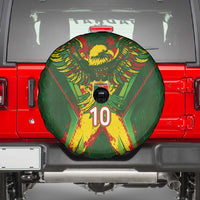 Custom Mali National Football Spare Tire Cover Grunge Les Aigles Sporty Style - Wonder Print Shop