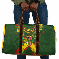 Custom Mali National Football Travel Bag Grunge Les Aigles Sporty Style - Wonder Print Shop