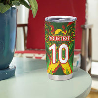 Custom Mali National Football Tumbler Cup Grunge Les Aigles Sporty Style - Wonder Print Shop