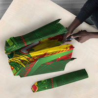 Custom Mali National Football Umbrella Grunge Les Aigles Sporty Style - Wonder Print Shop