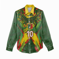 Custom Mali National Football Women Casual Shirt Grunge Les Aigles Sporty Style - Wonder Print Shop