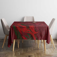 Morocco National Football Tablecloth The Atlas Lions Grunge with National Flag - Wonder Print Shop