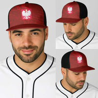 Poland National Football Baseball Net Cap The Eagles on Flames - Wonder Print Shop
