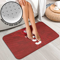 Custom Poland National Football Bathroom Set The Eagles on Flames - Wonder Print Shop