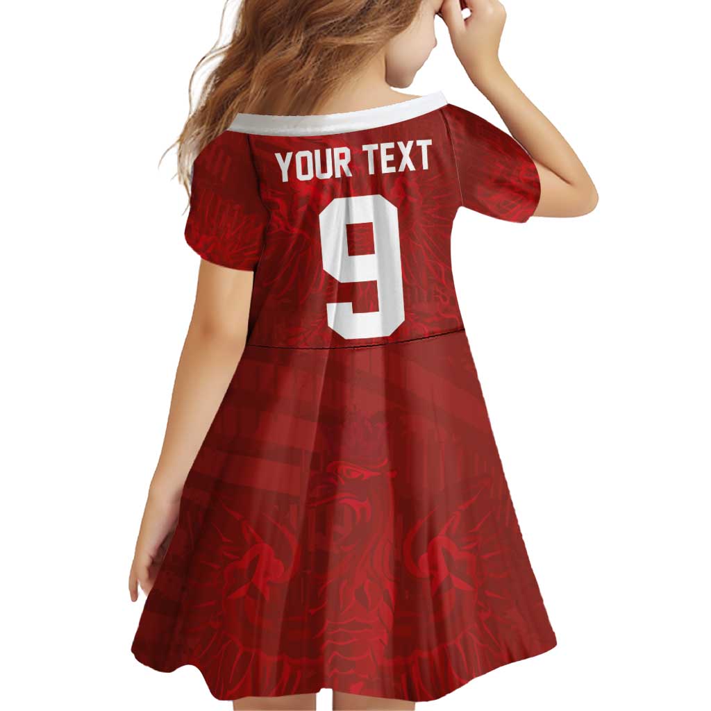 Custom Poland National Football Family Matching Summer Maxi Dress and Hawaiian Shirt The Eagles on Flames - Wonder Print Shop