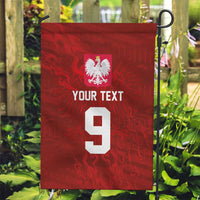 Custom Poland National Football Garden Flag The Eagles on Flames - Wonder Print Shop