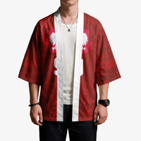 Custom Poland National Football Kimono The Eagles on Flames - Wonder Print Shop