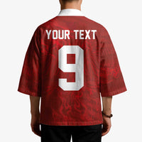 Custom Poland National Football Kimono The Eagles on Flames - Wonder Print Shop