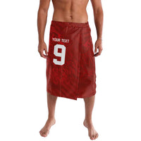Custom Poland National Football Lavalava The Eagles on Flames - Wonder Print Shop