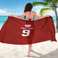 Custom Poland National Football Sarong The Eagles on Flames - Wonder Print Shop