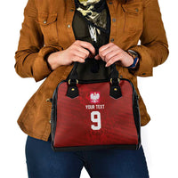 Custom Poland National Football Shoulder Handbag The Eagles on Flames - Wonder Print Shop