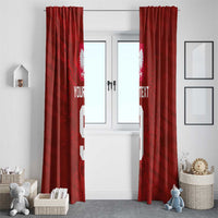 Custom Poland National Football Window Curtain The Eagles on Flames - Wonder Print Shop