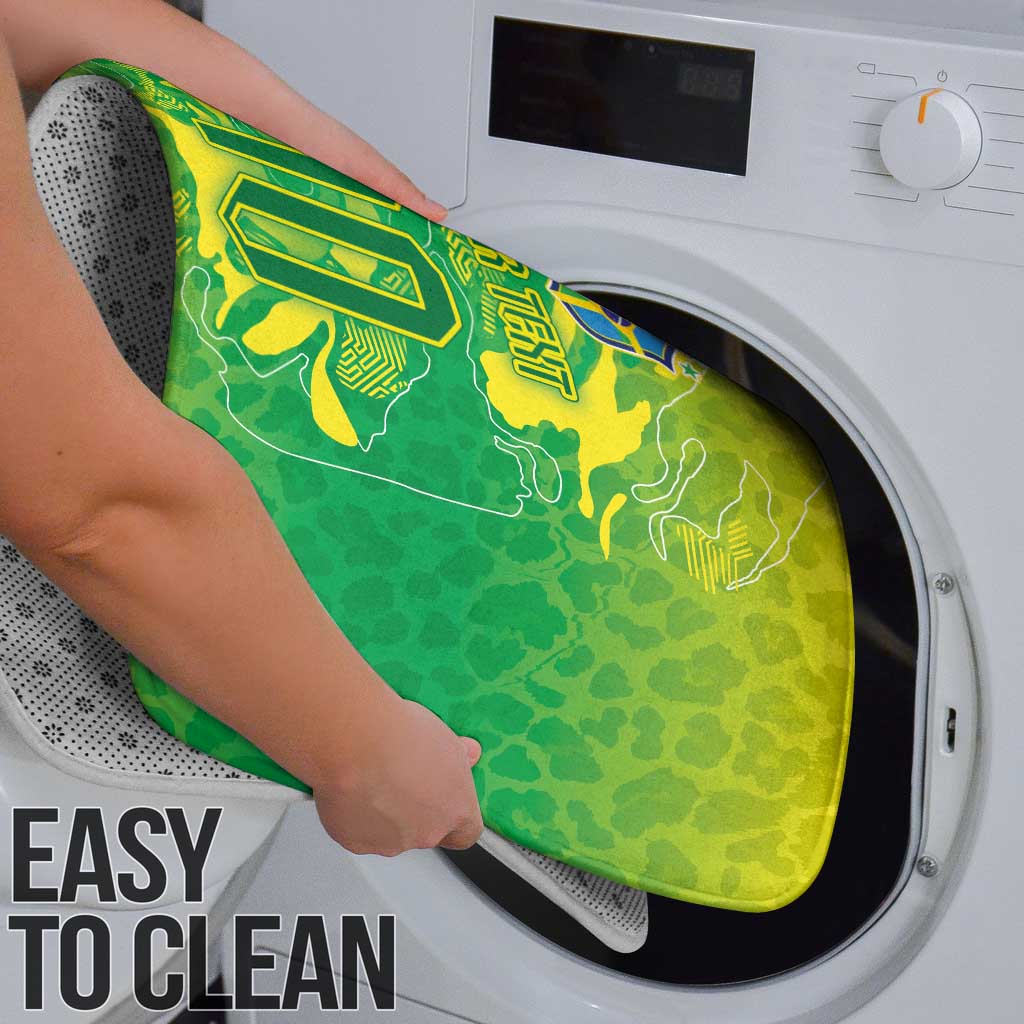 Custom Brazil National Football Bathroom Set South American Wild Nature Sporty Style - Wonder Print Shop