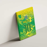 Custom Brazil National Football Canvas Wall Art South American Wild Nature Sporty Style - Wonder Print Shop