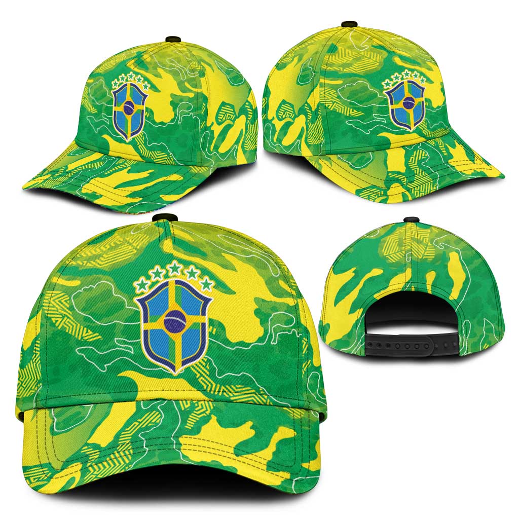 Brazil National Football Classic Cap South American Wild Nature Sporty Style - Wonder Print Shop