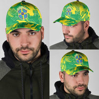 Brazil National Football Classic Cap South American Wild Nature Sporty Style - Wonder Print Shop