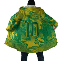 Custom Brazil National Football Cloak South American Wild Nature Sporty Style - Wonder Print Shop