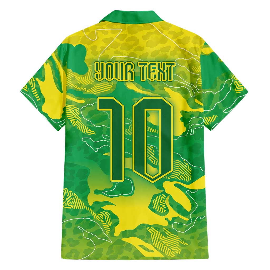 Custom Brazil National Football Hawaiian Shirt South American Wild Nature Sporty Style - Wonder Print Shop